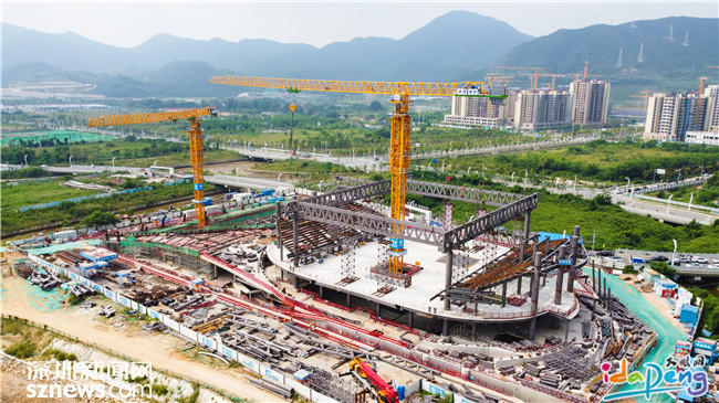 我单位中标“深圳国际生物谷坝光综合体育中心钢板桩工程”